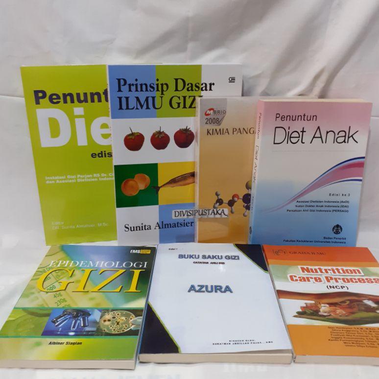 [SNB.18Oc22ᵞ] Buku Gizi ( Prinsip Dasar Gizi, Penuntun Diet, Konseling Gizi, NCP, Diet Anak, Azura, 