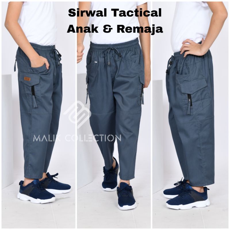 Celana anak laki laki 8 tahun sampai remaja Sirwal Tactical Witac panjang 7/8