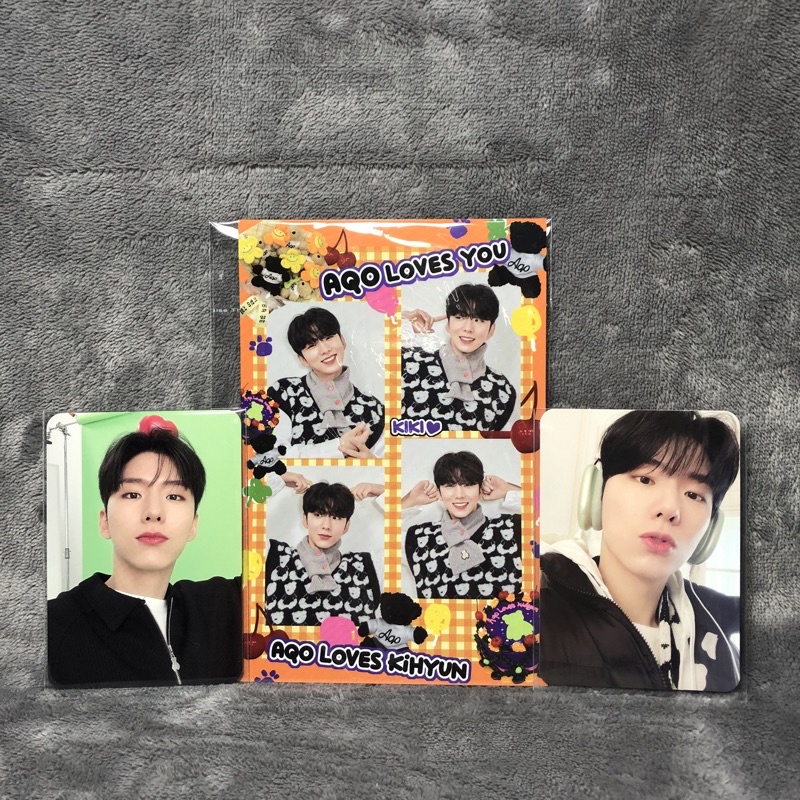 READY INA Monsta X Kihyun AQO STUDIO SPACE Photocard 4Cut