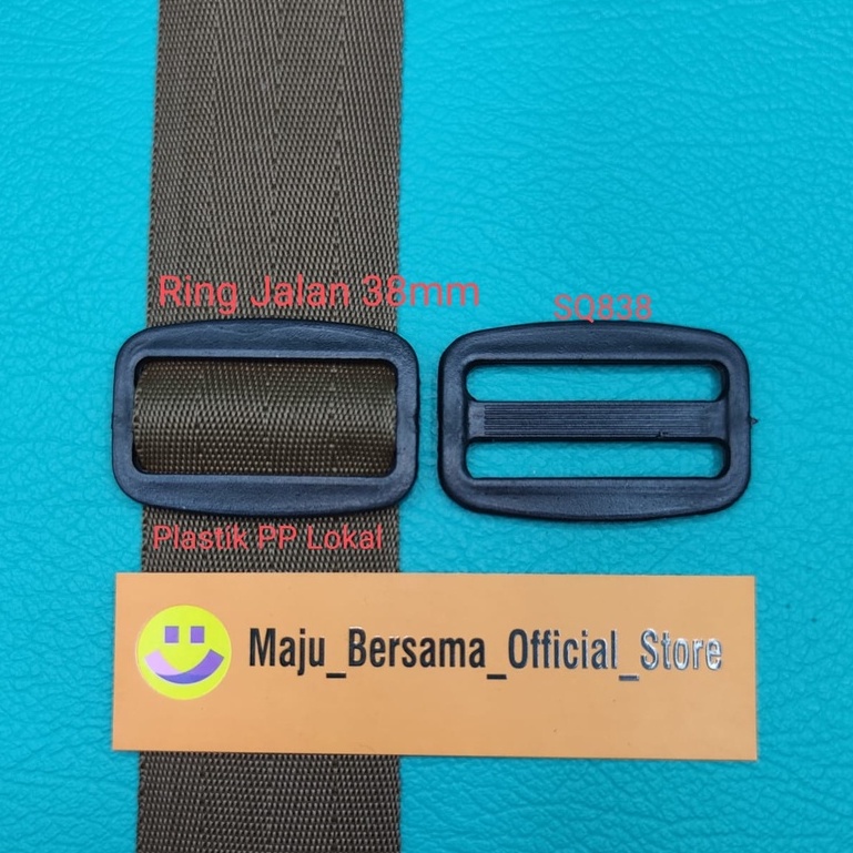 Buckle Plastik PP Lokal - Ring Kotak &amp; Jalan 38mm/50mm - SW1