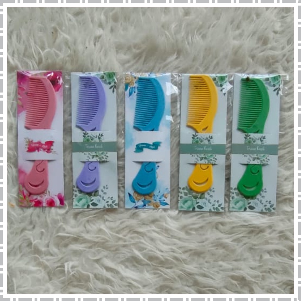 Souvenir Sisir Mini / Free Alas Kertas / Sisir Rambut / Sisir Saku / Souvenir Pernikahan