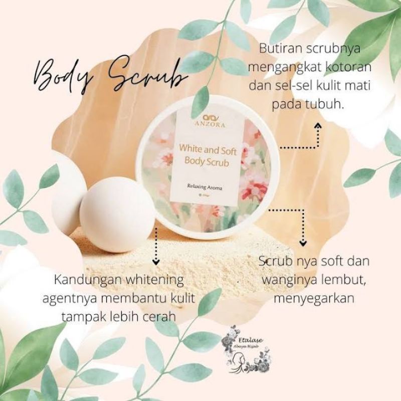 White & Body Scrub Anzora