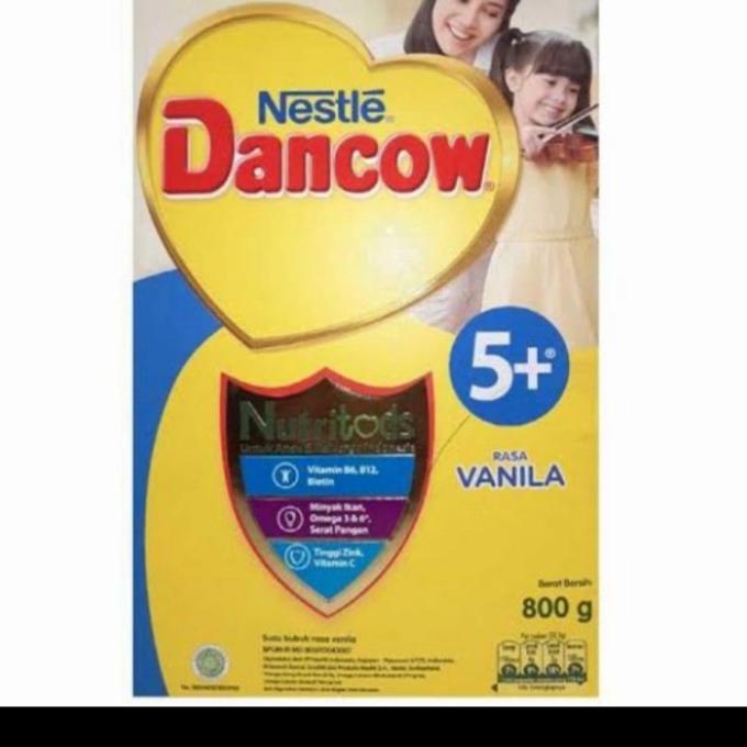 

[ COD ] susu dancow 5+ rasa vanila 800gr