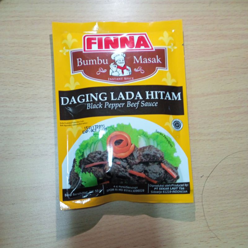 

FINNA BUMBU LADA HITAM 50 GR