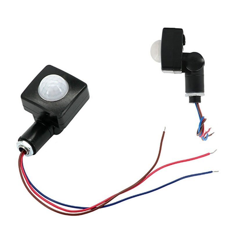 Zzz Saklar Lampu Sensor Gerak Infrared PIR Adjustable AC85-265 Untuk Rumah / Outdoor