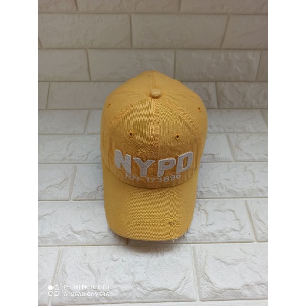 Topi second murah NYPD cap 2nd.used.PL