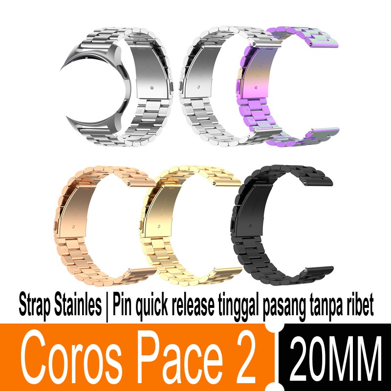 Strap Stainless Stell Coros Pace 2