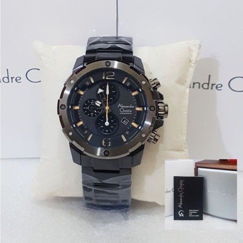 ALEXANDRE CHRISTIE AC 6410 AC6410 PRIA FULL BLACK ORIGINAL