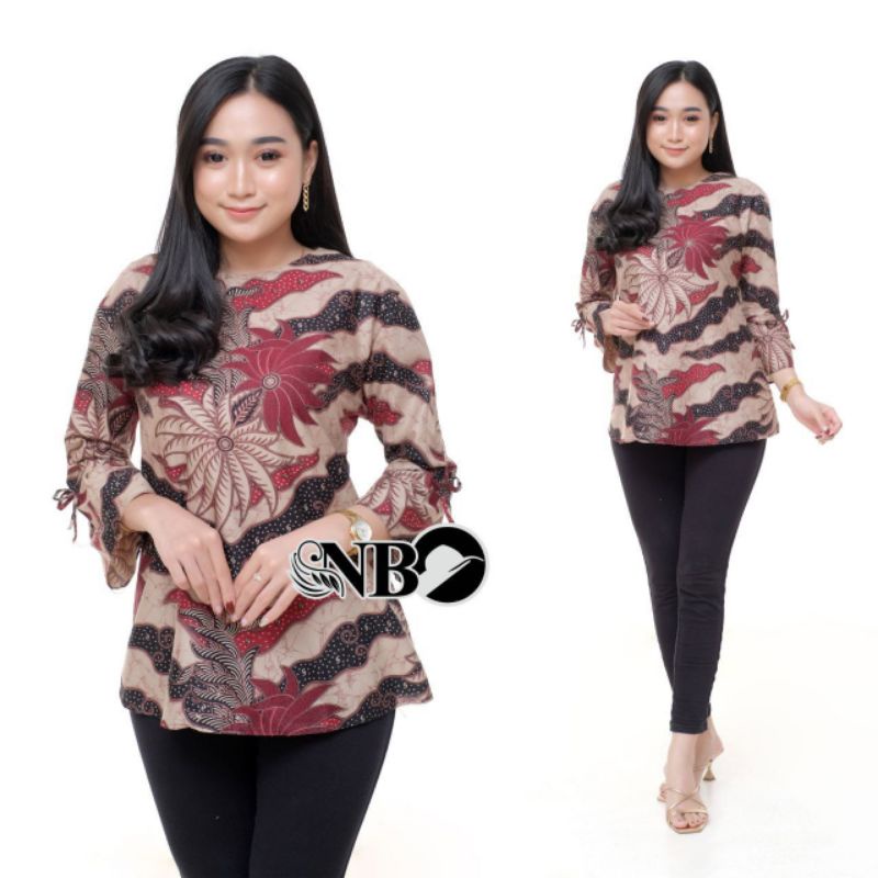Blouse  batik cantik , blouse kantor, blouse serba serbi