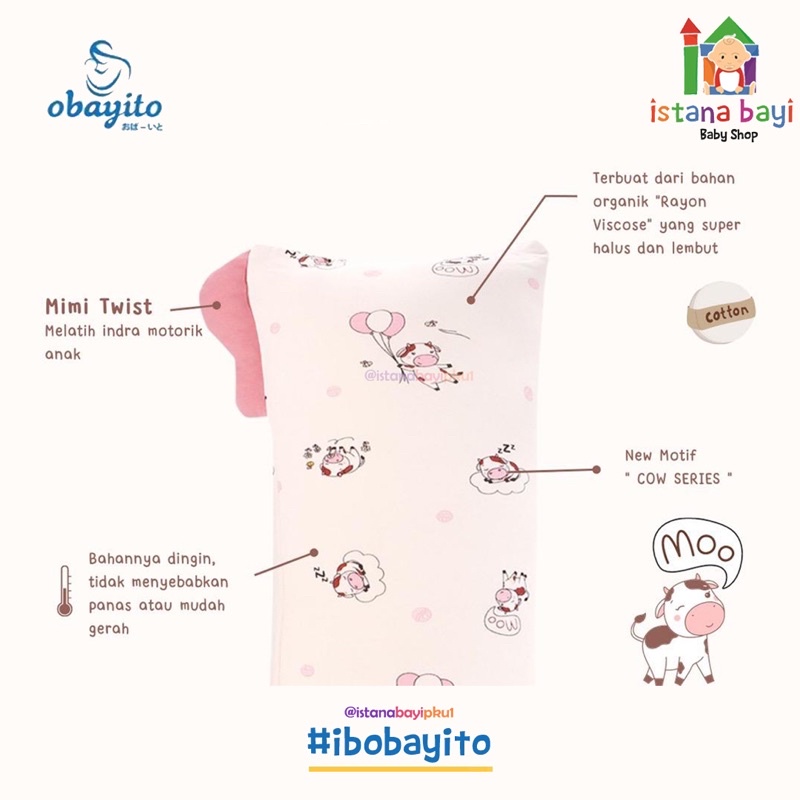 Obayito Mimi Bolster OB-021-2M/ Bantal Guling / Guling anak