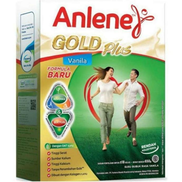 [ COD ] ANLENE GOLD VANILLA 600 GRAM