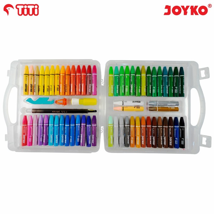 

Pastel Joyko Titi Crayon Oil Pastel / Krayon Minyak Joyko 55 Warna Op-55S