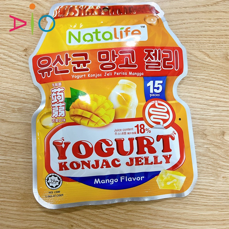 Natalife Yogurt Konjac Jelly | Yogurt Konjac Jeli 乳酸菌蒟蒻 (20g x 15pcs)