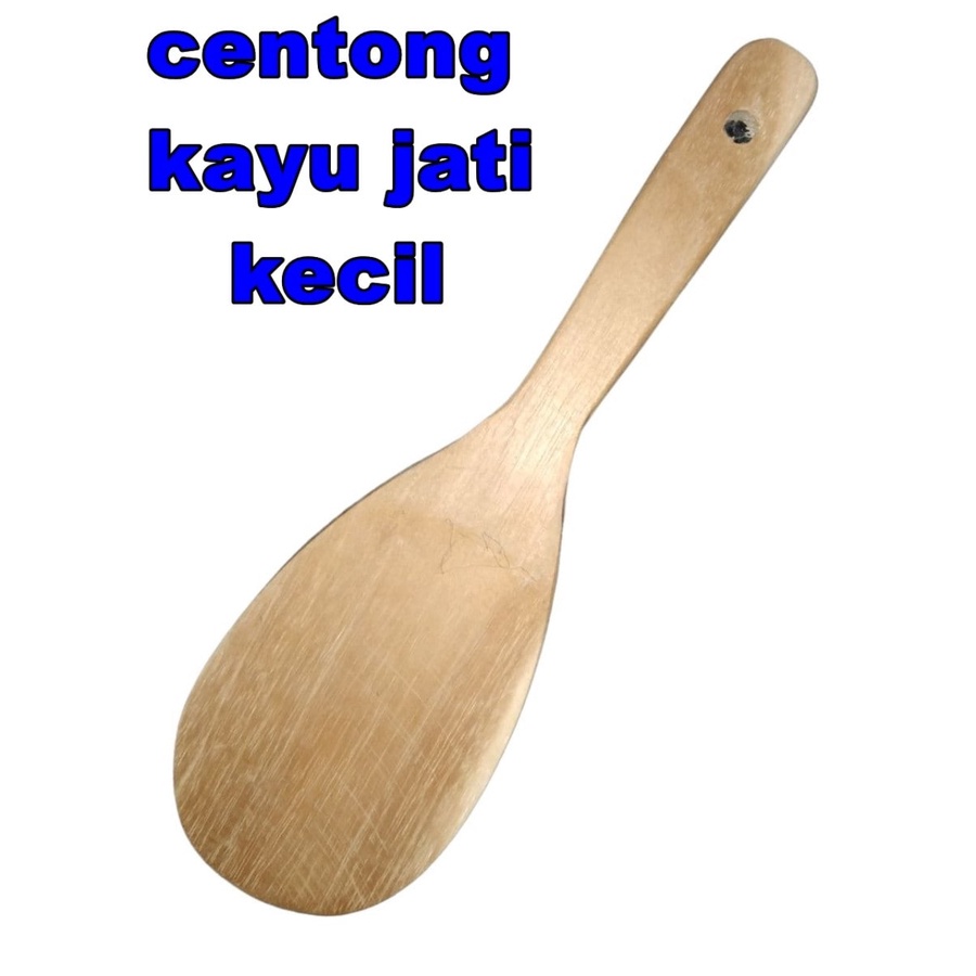 Jual Centong Nasi Entong Nasi Kayu Jati Ukuran Cm X Cm Kecil