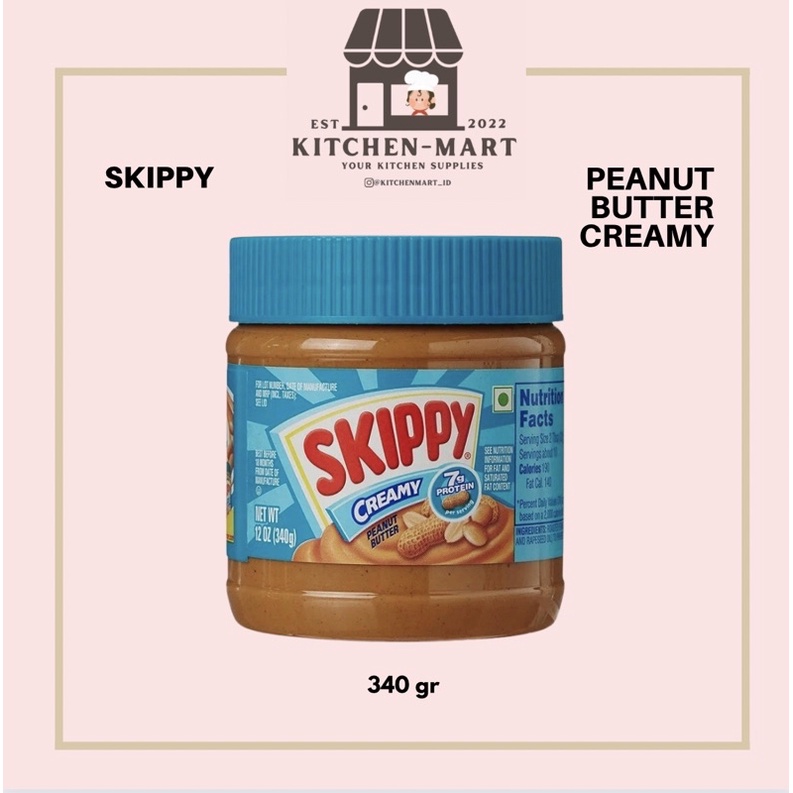 

SKIPPY PEANUT BUTTER CREAMY 340gr