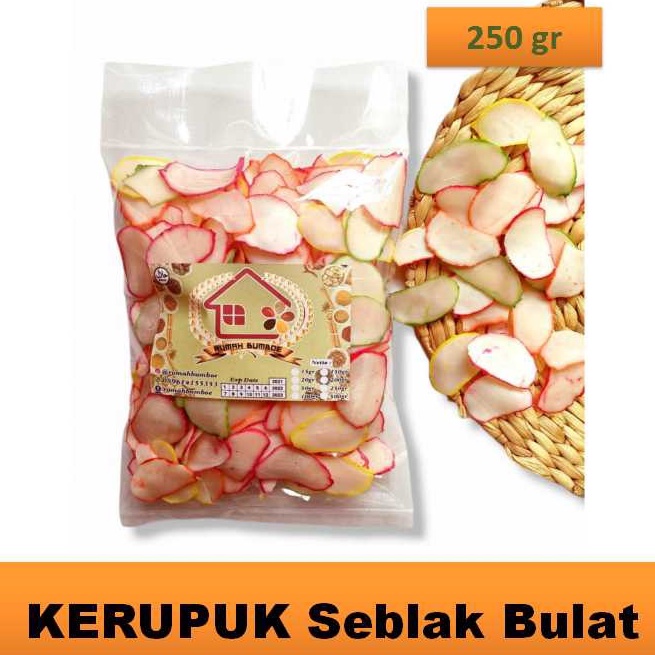 

(250 gr) KERUPUK SEBLAK Bawang Seblak Pelangi Mentah Seblak Bulat Renyah dan Gurih Tanpa Dijemur