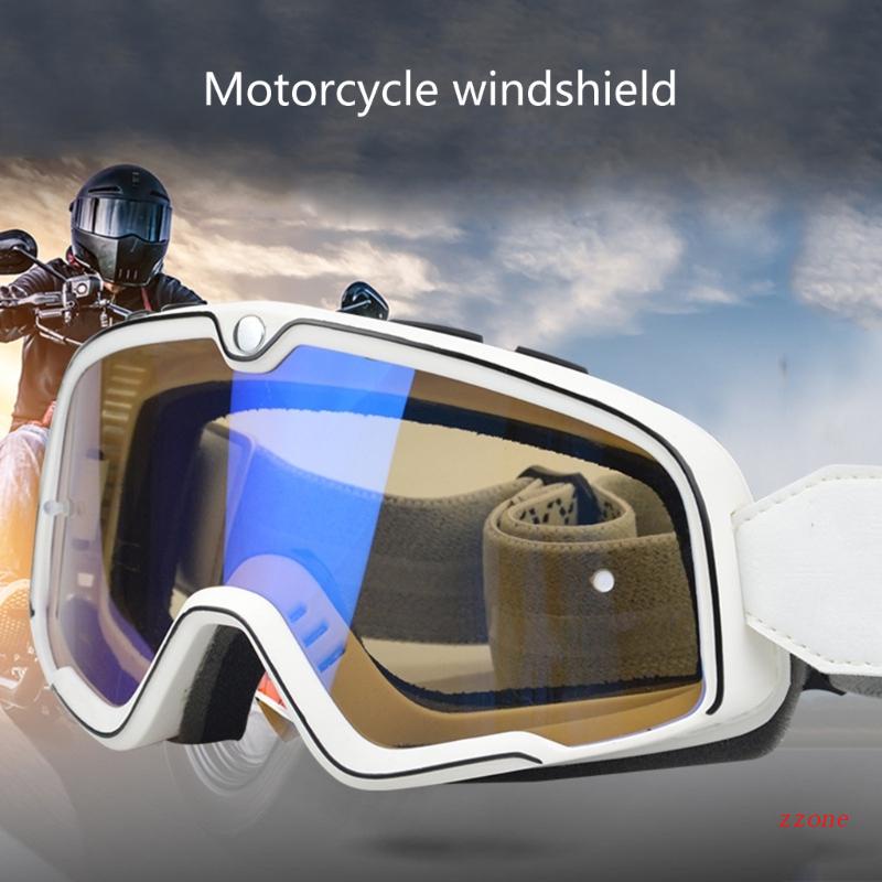 Zzz Kacamata Goggles Helm Motor Anti Debu / Angin