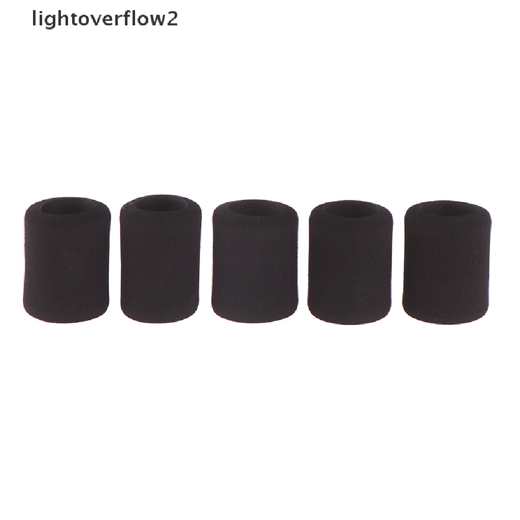 (lightoverflow2) 5pcs Cover Grip Mesin Tato Bahan Memory Foam Ukuran 35mm (ID)