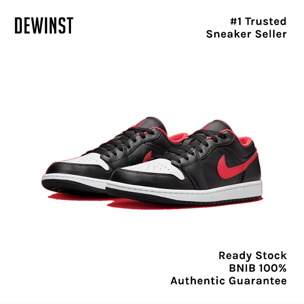 AIR JORDAN 1 LOW "White Toe" BNIB RESMI ORIGINAL