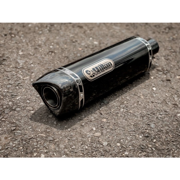 KNALPOT VILLAN SV1 BLACK SLINCER ONLY BARANG 1005 ORIGINAL