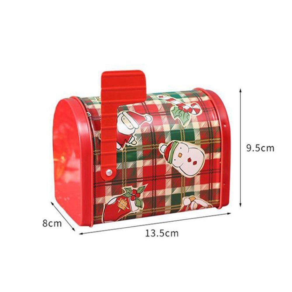 Mxbeauty Candy Box Craft Xmas Tin Box Kotak Surat Gift Box Hiasan Natal Dekorasi Natal