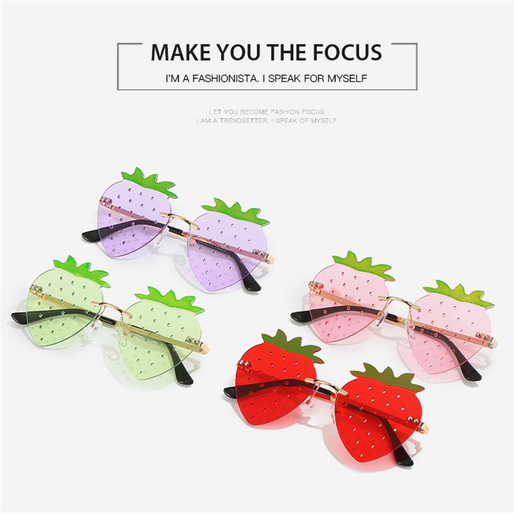 Kacamata LILY Strawberry Street Snap Festival Rave Eyewear