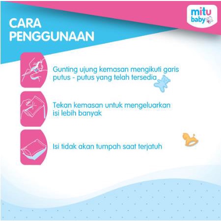 * NCC * Mitu Baby Shampo Sabun 2 in 1 Fresh &amp; Clean Perawatan Badan dan Rambut Bayi Pouch Refill