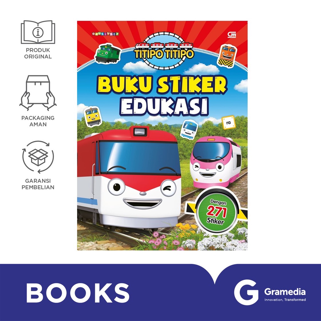 Titipo: Buku Stiker Edukasi (Iconix)