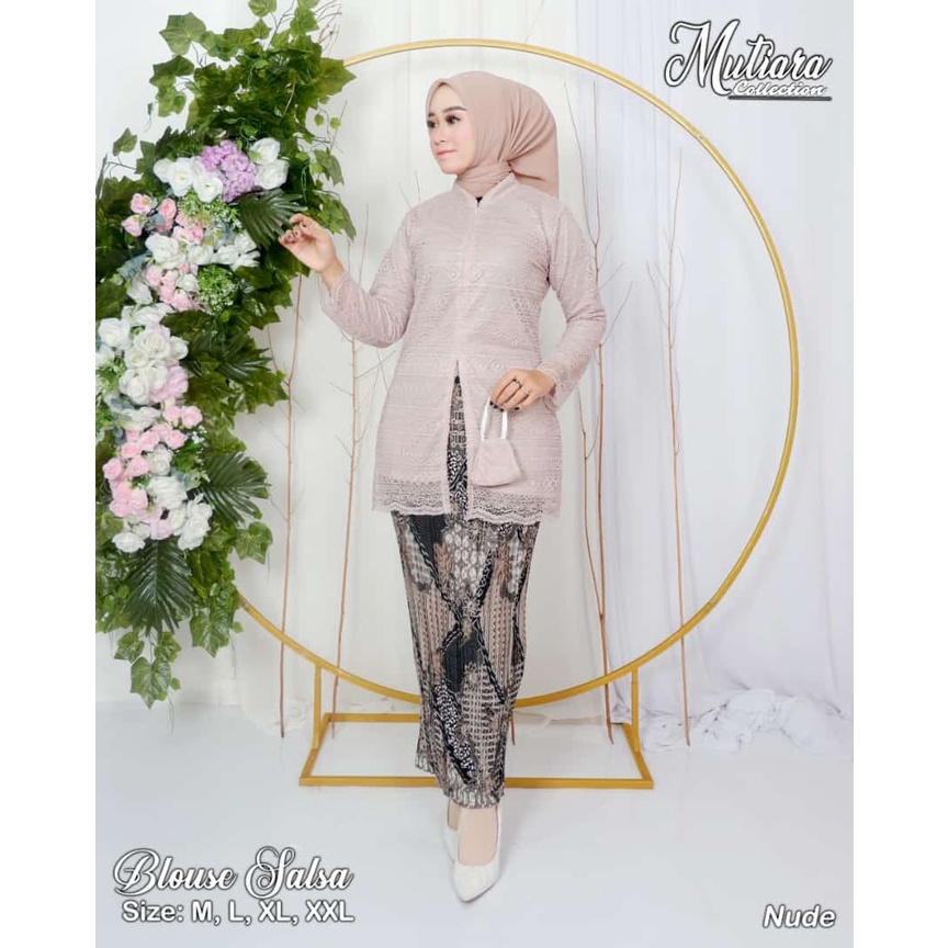 Kebaya tunik modern Kebaya brukat jumbo Kebaya brukat couple murah Size M L XL XXL