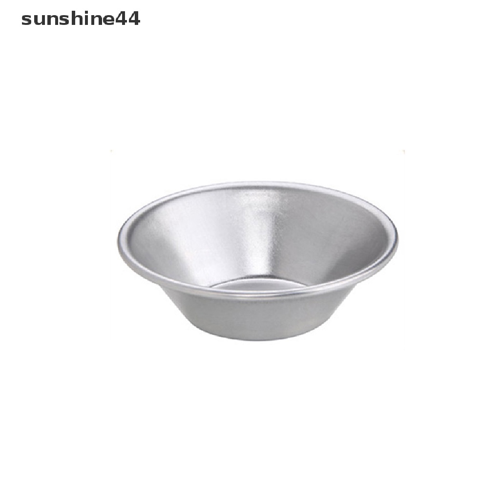 Sunshine 10pcs Cetakan Cupcake / Egg Tart Bahan Aluminum Alloy