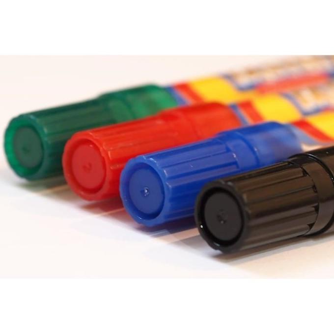 

[COD] Faster P70 Permanent marker-12pcs (3 black , 3 blue ,3 red, 3 green ) KOMPLIT Kode 1423