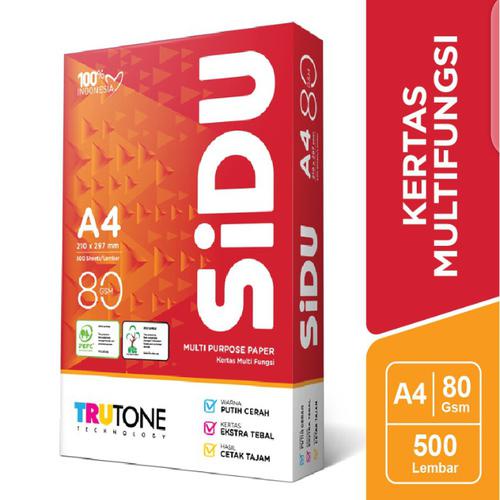 

KERTAS A4 80 GSM SIDU