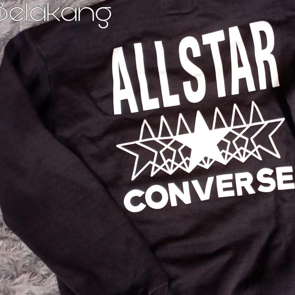 New Sale HOODIE CONVERSE ALL STAR BLACK EDITION