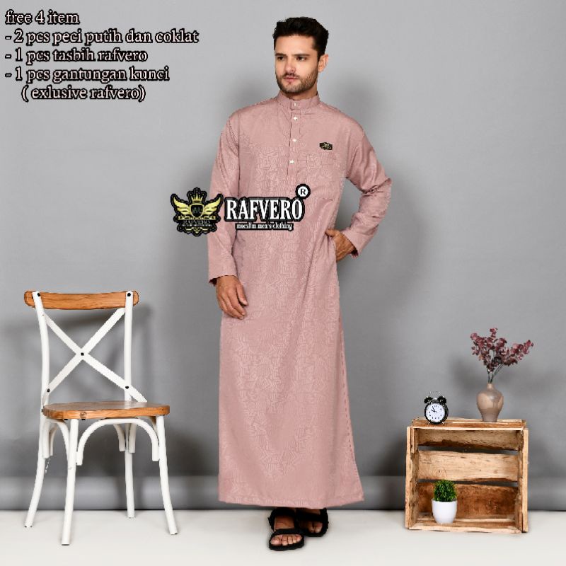 Gamis Pria DAVRAN ORIGINAL RAFVERO - Gamis Pria - Gamis Pria Emboss
