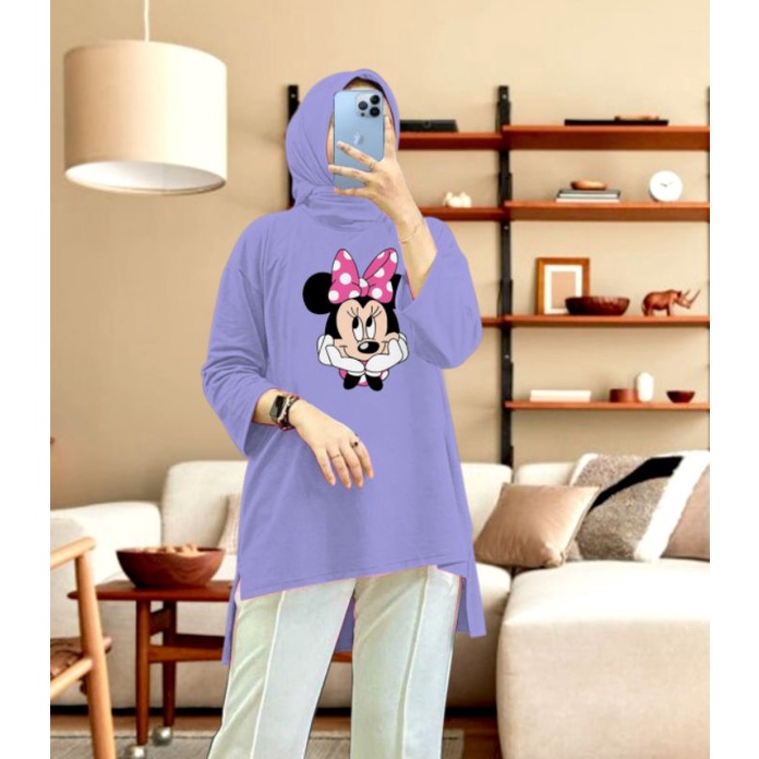 TUNIK HIJAB FASHION BAHAN BEBYTERRY SIZE L XL XXL