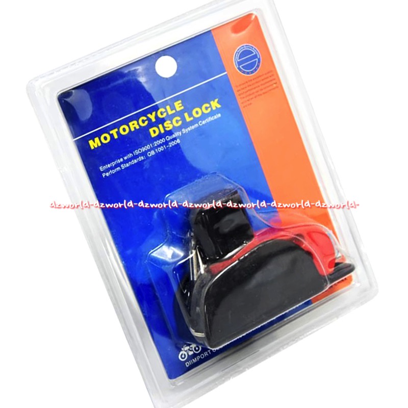 Tonyon Motorcycle Disc Lock Gembok Cakram Motor 5.5mm Kunci Pengaman Untuk Motor Motor Cycle Toyon Gembok Motor
