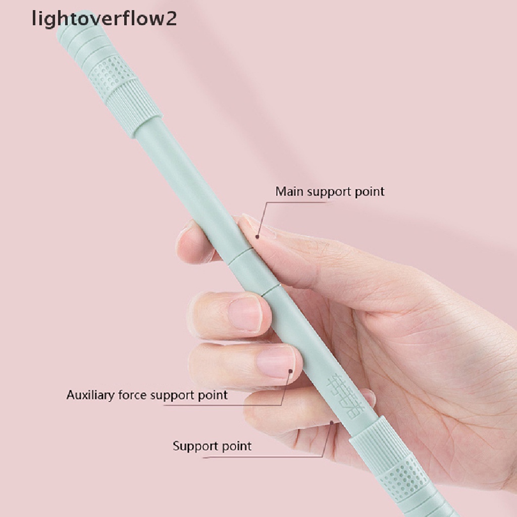 (lightoverflow2) Pen Spinner Anti slip Dengan Bola Baja Untuk Pemula / Dewasa