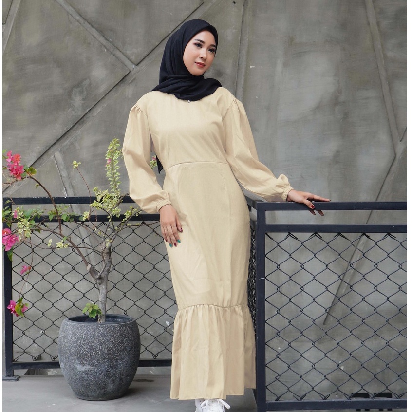 Dress Korea | Gamis Korea | Dress pesta | Dress Kondangan | Dress Ala Ala Korea | Gamis Remaja | Yep