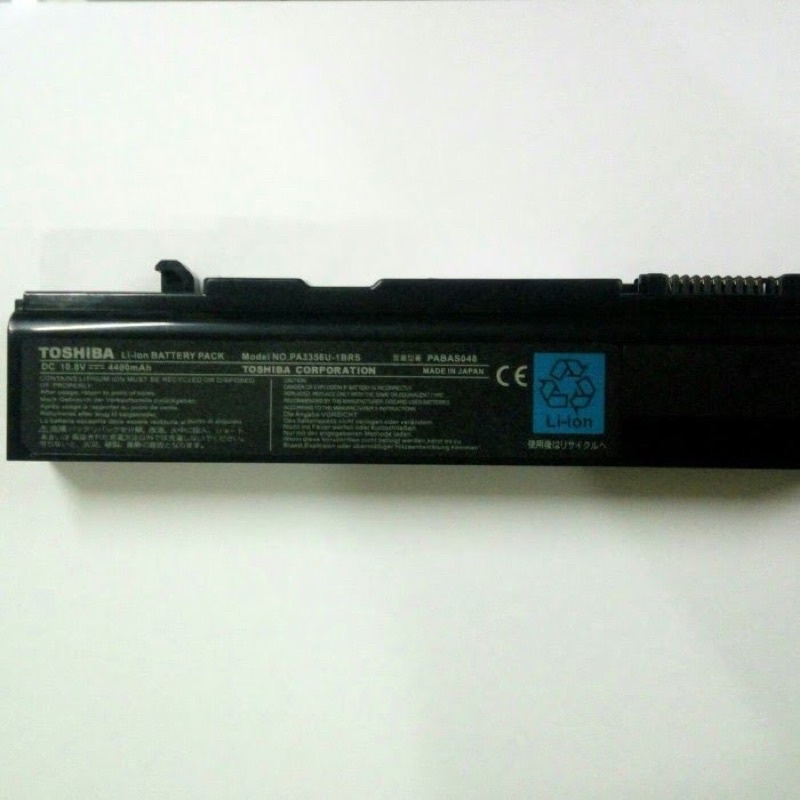 Baterai Laptop Original Toshiba Satellite U200 U205 A50 Portage M300 PA3356