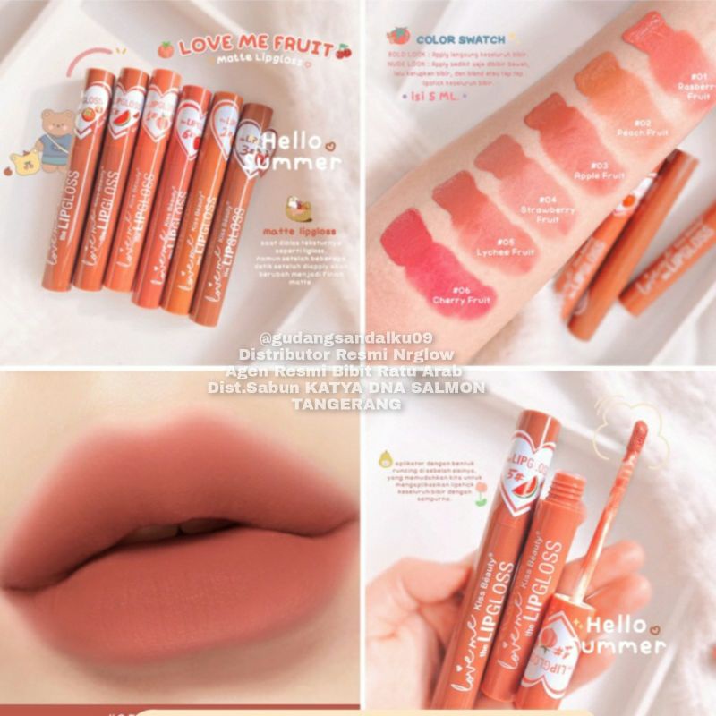 LIPSTIK WATERPROOF - LIPGLOS - LIPTINT - LIPSTIK TAHAN LAMA DAN RINGAN - LOVE ME VELVET