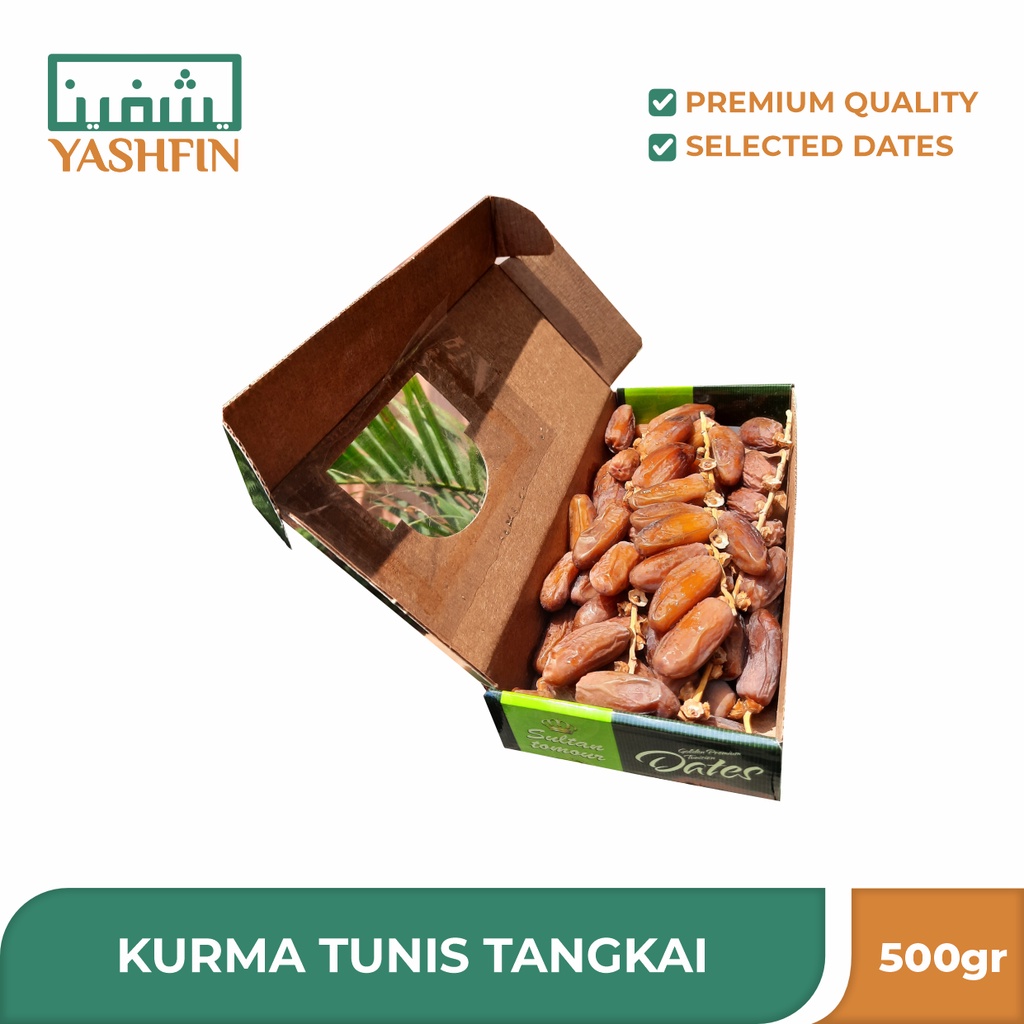 

Kurma Tunisia Tangkai 500gr