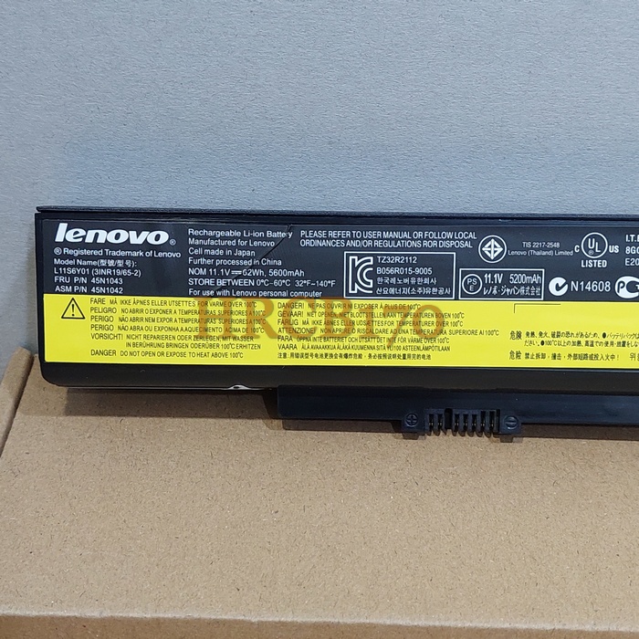 Baterai Batre Laptop Lenovo B480 B490 G400 G410 G480 Y480 Z480 (75+) -HRCB