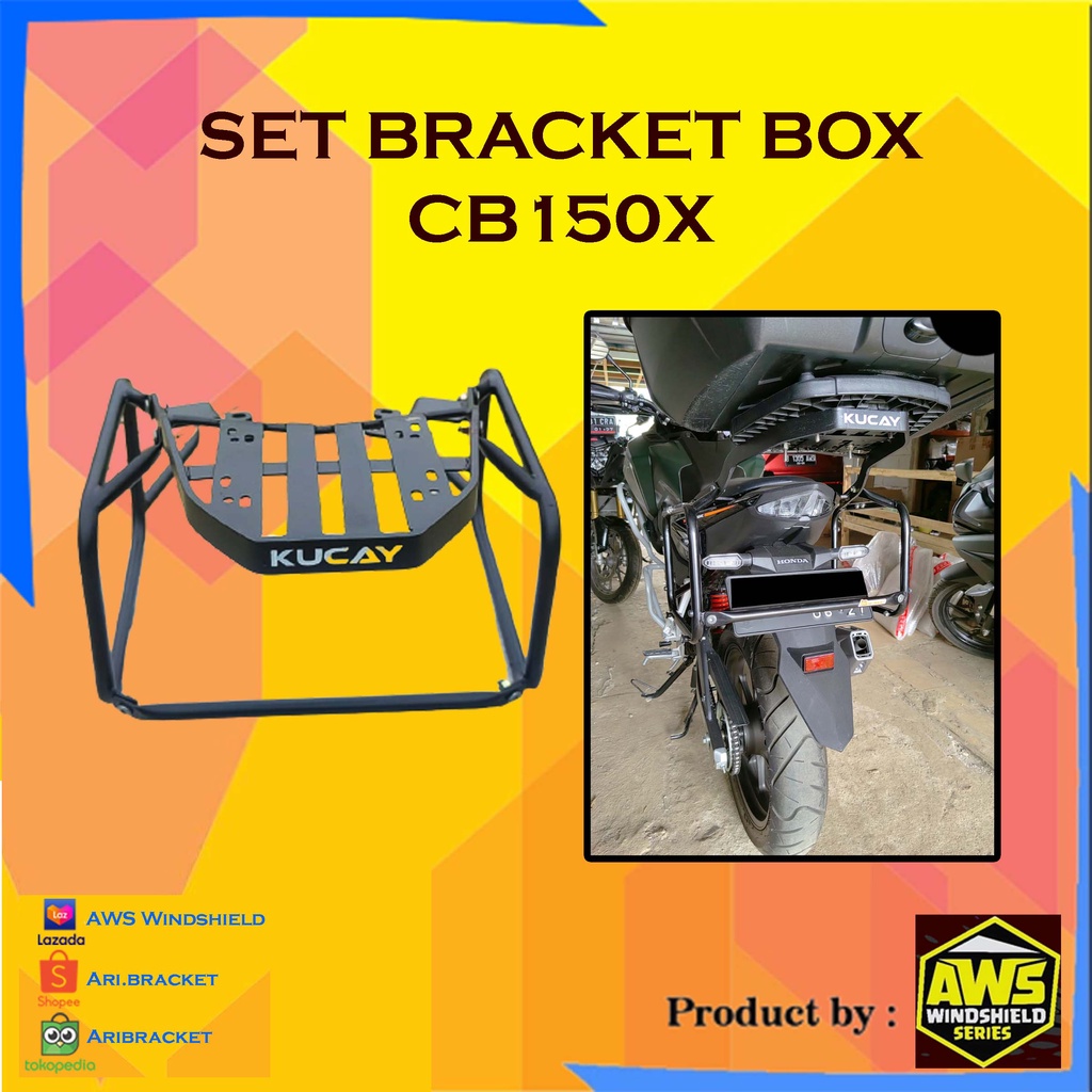 Bracket box atas dan samping Honda CB150X II Kucay CB150x II CB150R SE