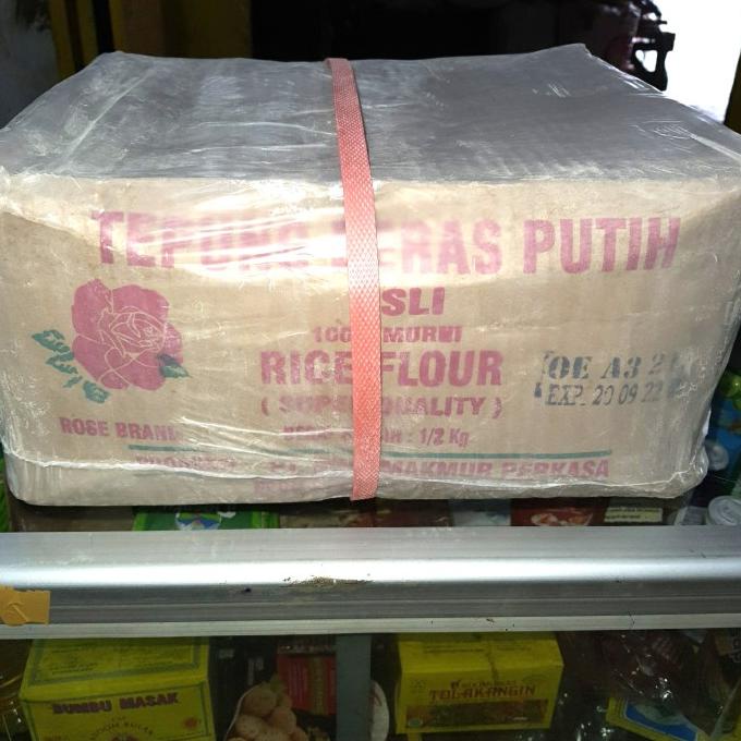 

[COD] Tepung Beras Putih Rose Brand 500gr x 20 Pcs [COD]