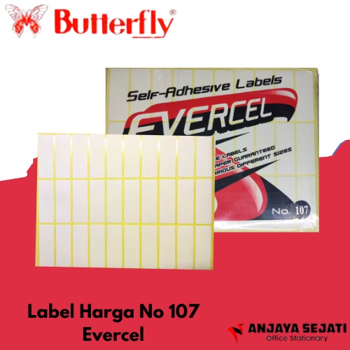 

Label Harga No. 107 Evercel | Tempelan Harga | Per5pack (isi 35lembar)