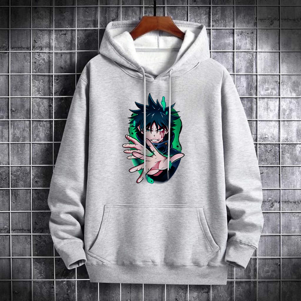 INDOSAN-HOODIE ANIME MIDORIYA-HOODIE DISTRO BAHAN FLEECE MOTIF GAMBAR DTF PRINTING-REAL PICT-BISA COD