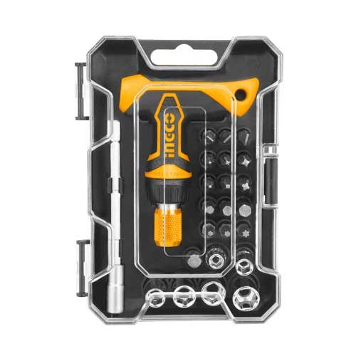 INGCO HKSDB0188 T-Handle Wrench Screwdriver Set obeng set