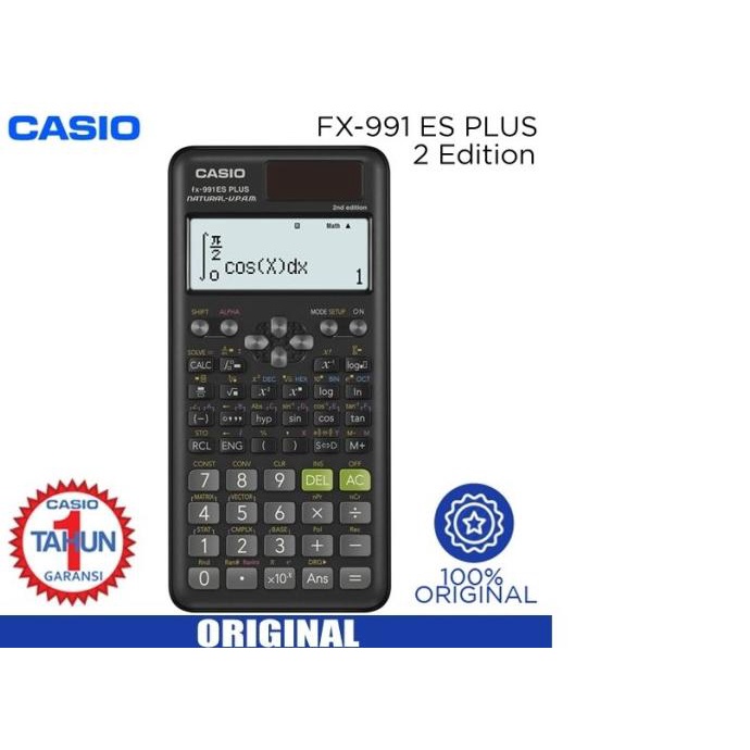 

[COD] Jual Kalkulator Casio FX 991 ES Plus BERMUTU Kode 648