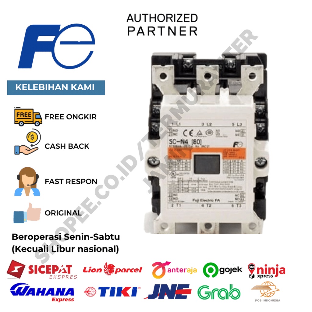 Fuji Contactor 3Phase  80A 40kW SC-N4