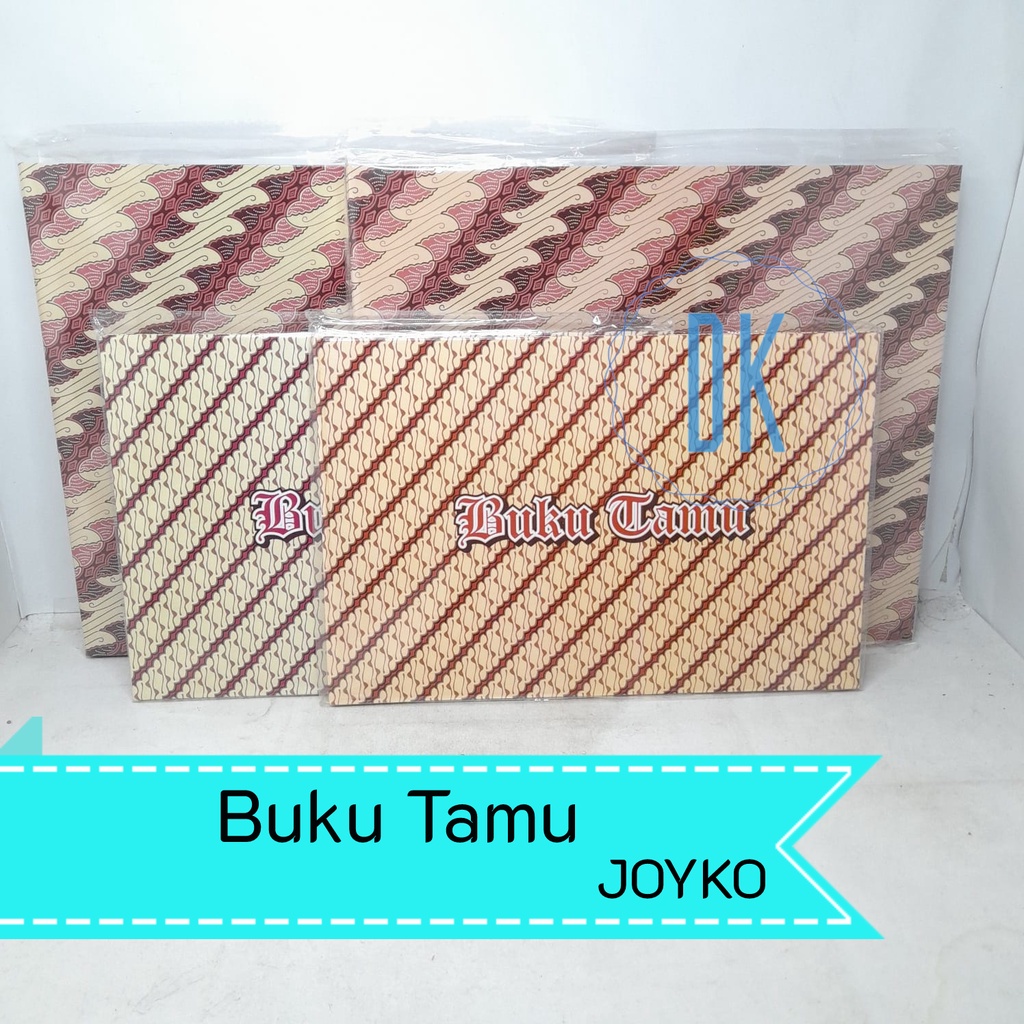 

Buku Tamu Joyko / Buku Daftar Tamu Undangan / Guest Book Motif BATIK